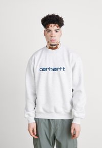 Carhartt WIP Felpa - ash heather/duck blue