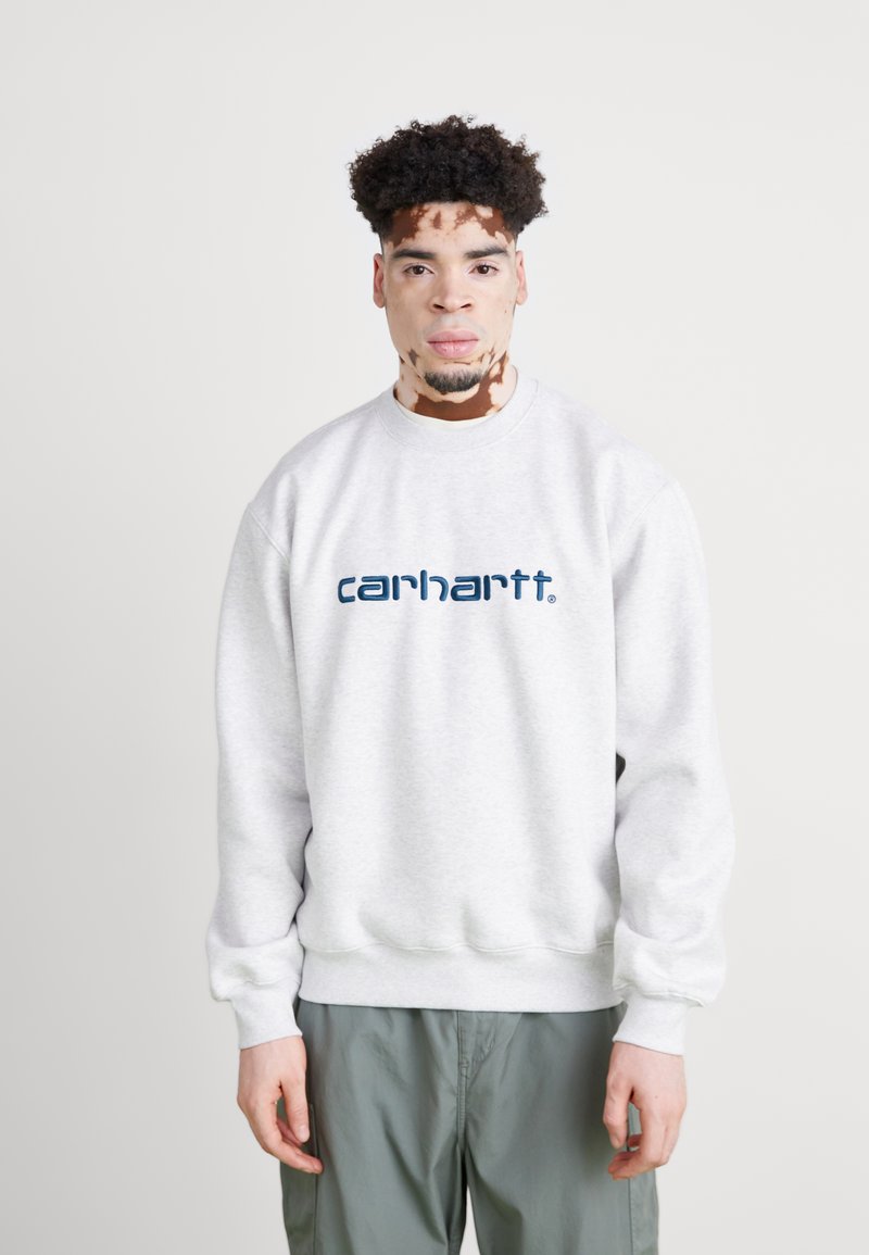 Carhartt WIP Felpa - ash heather/duck blue