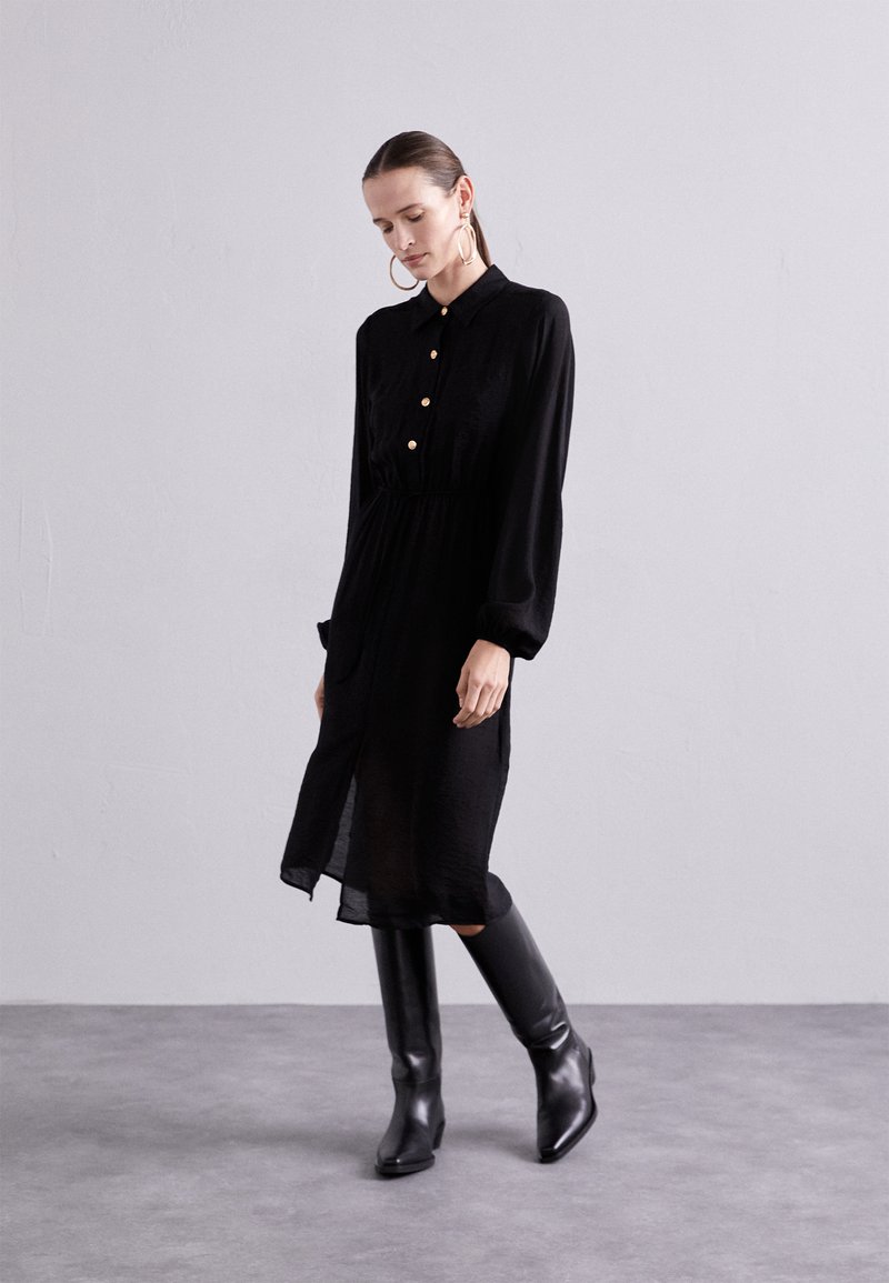 DESIGNERS REMIX VERA DRESS Shirt dress black Zalando.co.uk