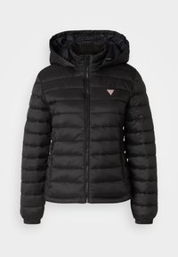 HOODED PUFFER - Könnyű dzseki - jet black