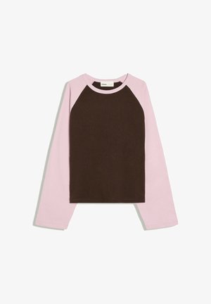 Bershka, TSHIRT - T-shirt à manches longues - dark brown