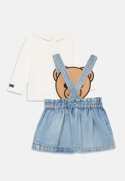 MOSCHINO BABY SET - Tops ar garām piedurknēm - dusk blue