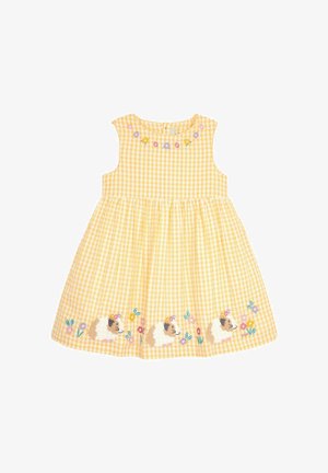 JoJo Maman Bébé REGULAR FIT - Rochie de zi - yellow guinea pig