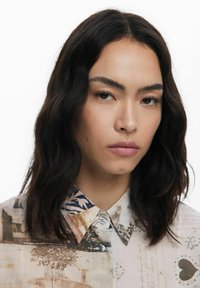 Desigual POSTCARD - Button-down blouse - brown