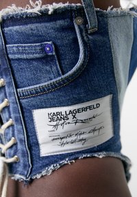 Karl Lagerfeld Jeans ATELIER BUSTIER - Top - patchwork blue