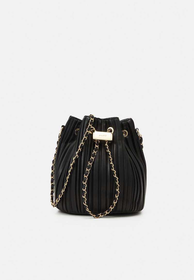 ALDO MUDDAL Across body bag jet black/goldcoloured/black Zalando.de