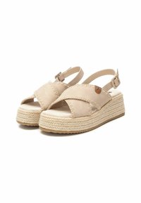 Refresh Sandalias con plataforma - beige