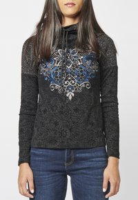 Koroshi Top s dlouhým rukávem - black