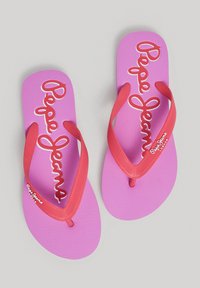 Pepe Jeans BAY BEACH BRAND - Allassandaalit - washed red