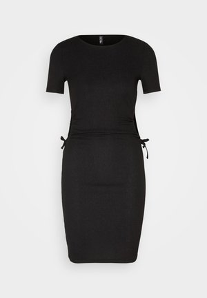 Pieces, PCLUNA RUCHING DRESS - Vestido ligero - black