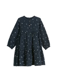 Marc O'Polo VOLANT MIT STRUKTUR - Blusenkleid - black