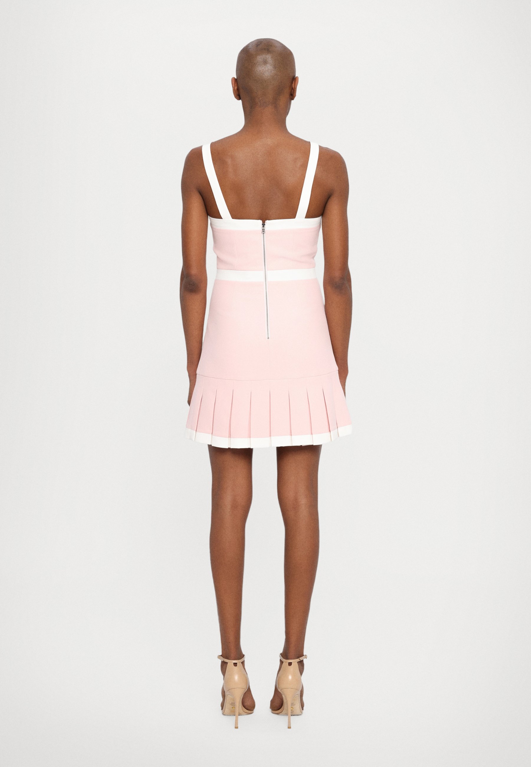 Alice + Olivia CLARINE SQUARE PLEATED MINI DRESS - Day dress