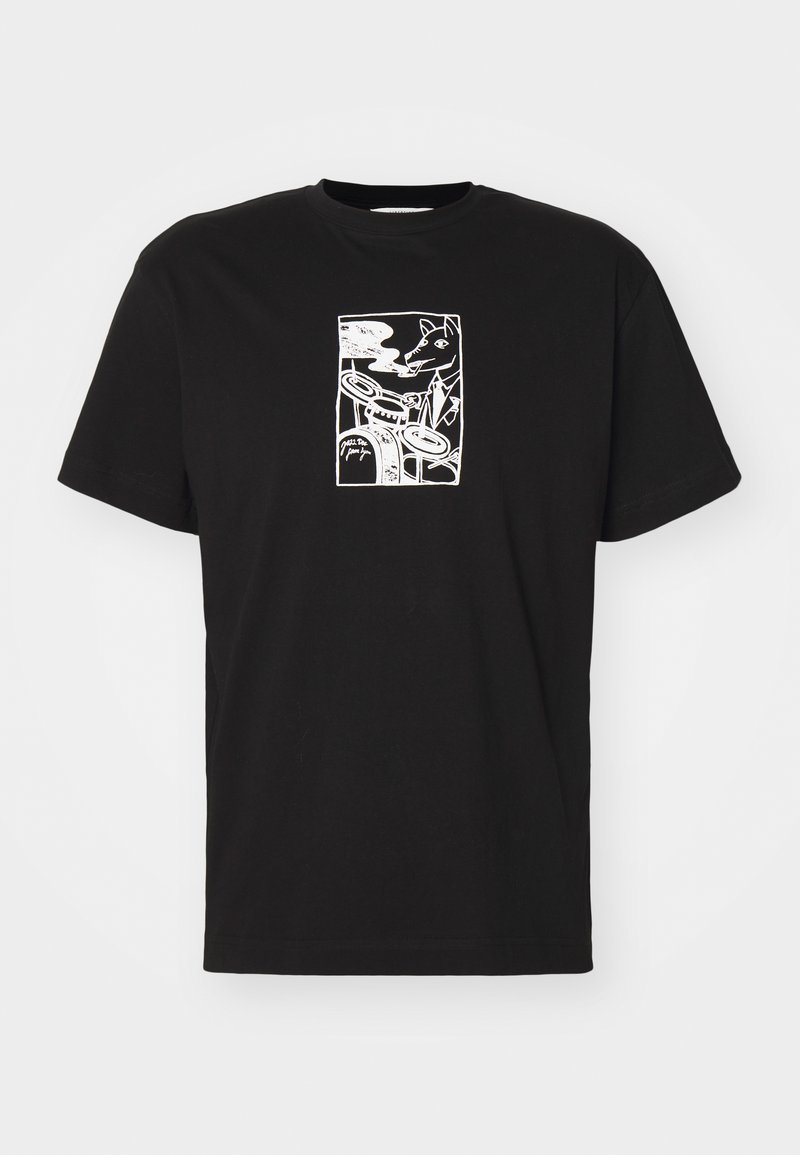 Libertine-Libertine T-shirt print zwart