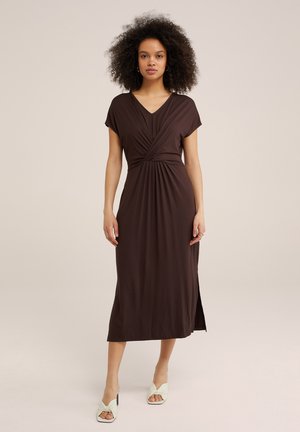 Jerseykleid - brown