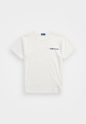 LOGO COTTON JERSEY CREWNECK TEE - Basic T-shirt - white