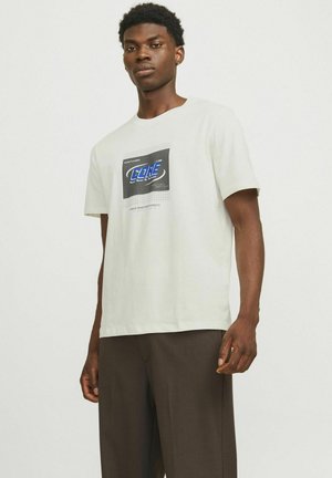 Jack & Jones Nyomott mintás póló - marshmallow