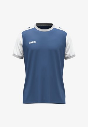 JAKO FUSSBALL - TEAMSPORT - DYNAMIC KA  - Sport T-Shirt - blauweissgrau