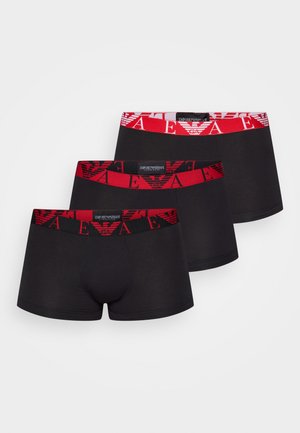 Emporio Armani TRUNK 3 PACK  - Trunks - black