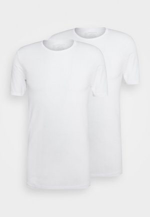 Camiseta Interior Schiesser Para Hombre - Blanca, Sin Costuras Laterales, De Costilla Fina, Hecha En Europa