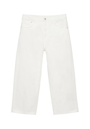 PULL&BEAR, TAPERED - JEANS - Straight leg jeans - white