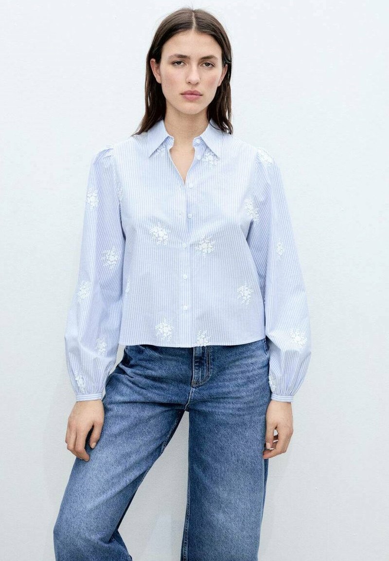 Mango - PALOMA - Button-down blouse - light blue, Enlarge
