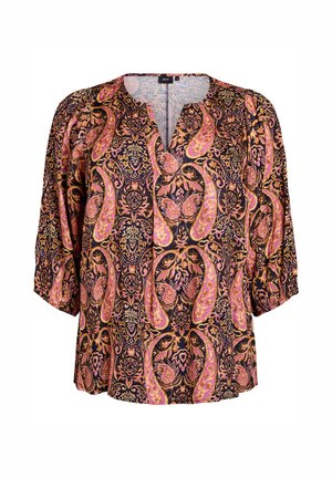 MIT MUSTER UND 3/4-ÄRMELN - Blouse - blue paisley aop