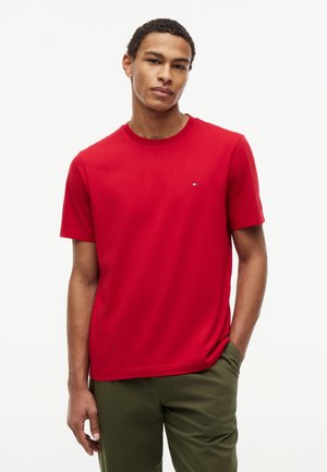 Tommy Hilfiger SEASONAL FIT TEE - Βασικό μπλουζάκι - medium red
