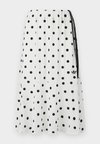 POLKA DOT SKIRT - sukňa v tvare A - off-white