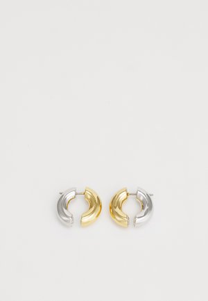 INTERLOCK - Earrings - silver-coloured/gold-coloured