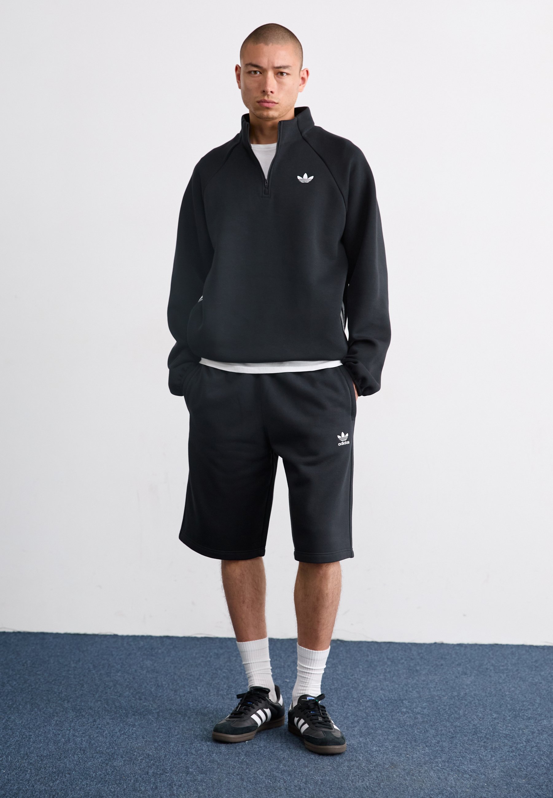 adidas Originals SPACER DRILL - Sweatshirt - black - Zalando.co.uk