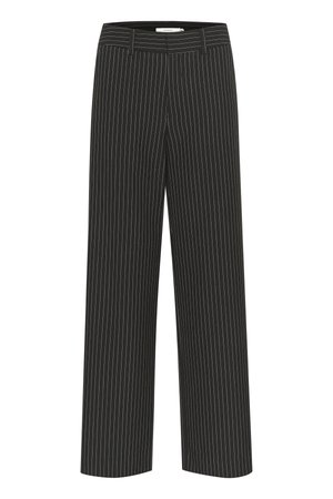 Gestuz JOELLE - Trousers - black pinstripe