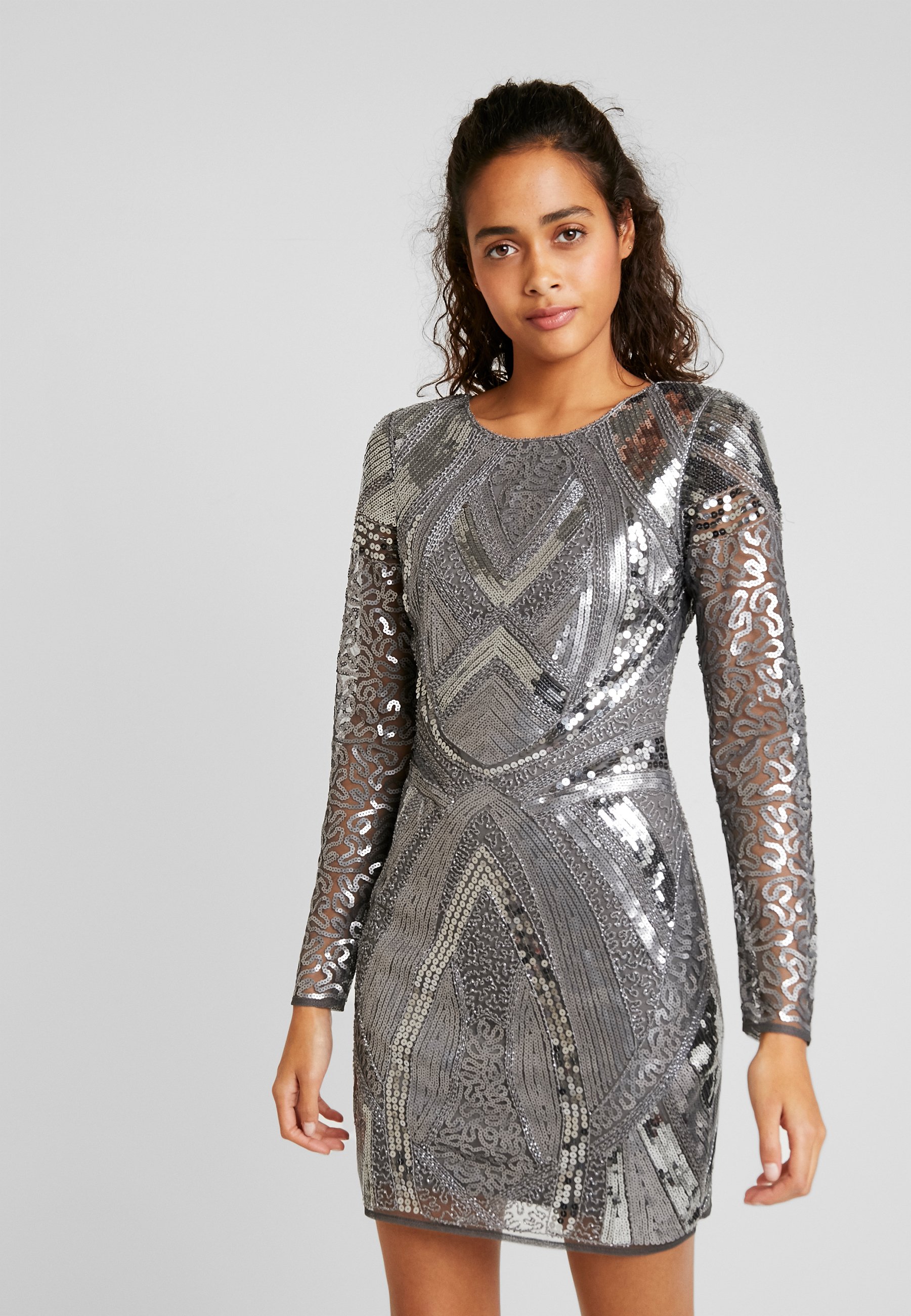 silver dress party