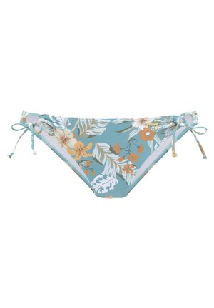 Bikini-Hose - aquablau bedruckt