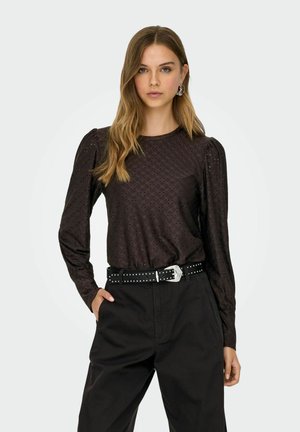 VOLUMINÖSER ARMSCHNITT - Bluse - chocolate torte