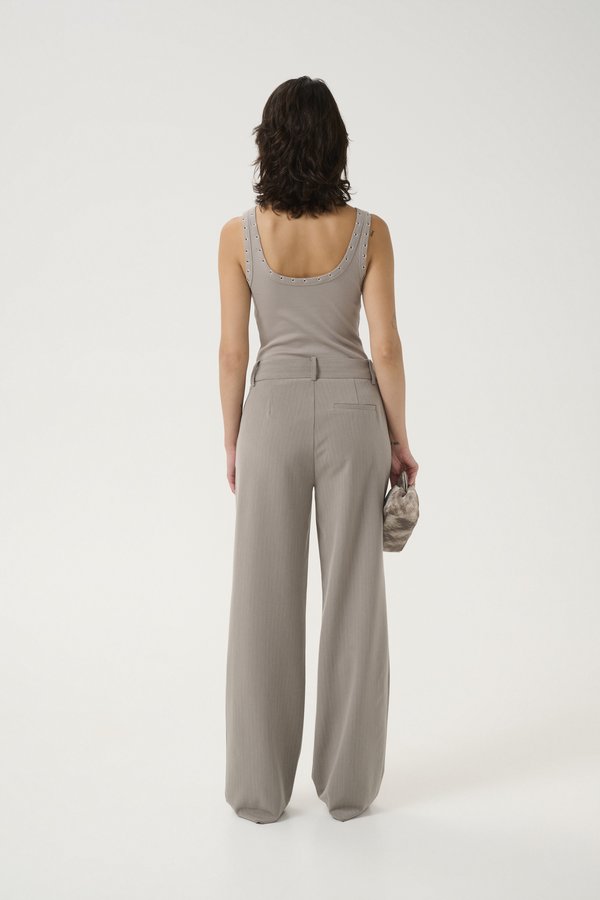 JOELLE PINSTRIPE PANTS - Trousers - rock ridge4