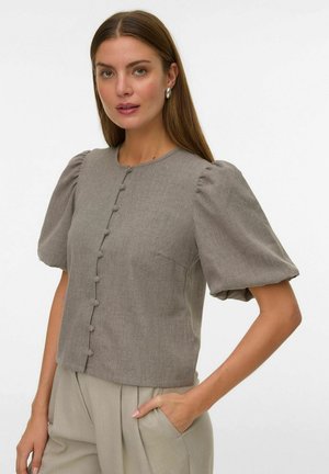 VMBESTIE 2/4 PUFF SLEEVE - Bluse - moon rock
