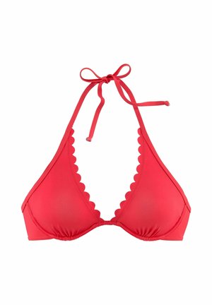 WIRE - SCALLOP LC - Bikini-Top - rot