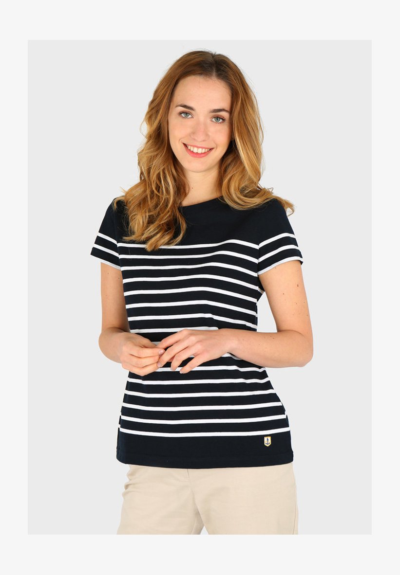 Armor-lux Amiral T-Shirt Per Bambine E Ragazze | Maglietta Classica Dal 1938 | Stile Marinaro Francese