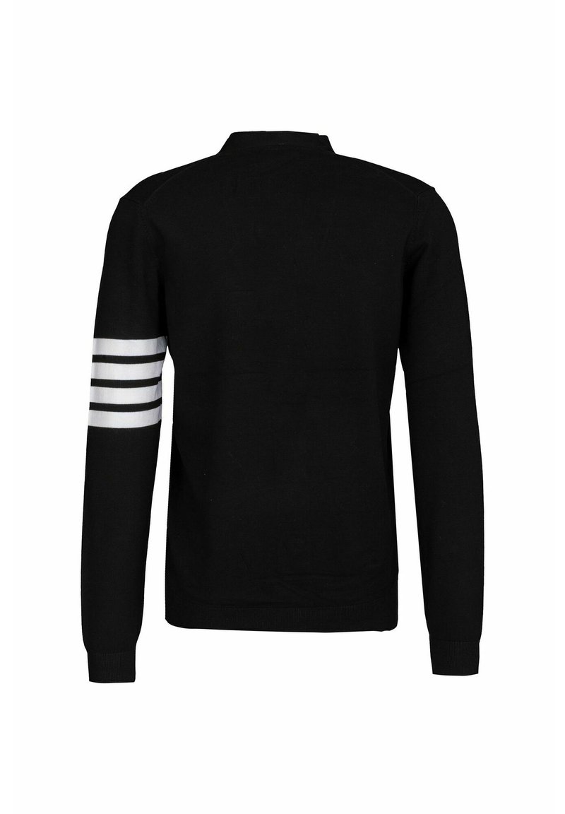 Herren Strickjacken | The Gentlemen's Corner SVEN Strickjacke black/schwarz - HY95522 Herren Strickjacken | The Gentlemen's Corner SVEN Strickjacke black/schwarz - HY95522