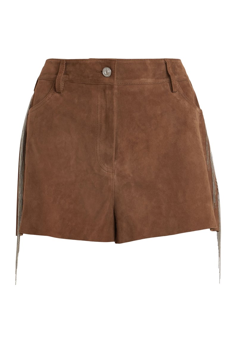 AllSaints Leren broek bruin AllSaints Leren broek bruin