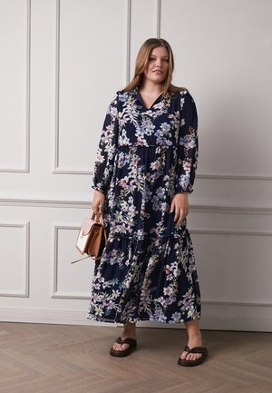 VIURA NEW RUFFLE DRESS - Robe de jour - navy blazer