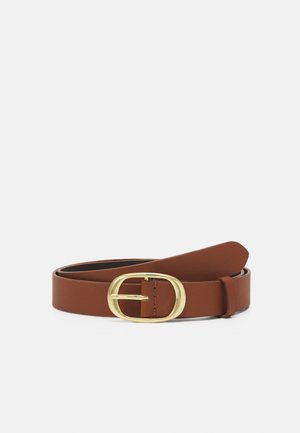 LEATHER - Ceinture - cognac