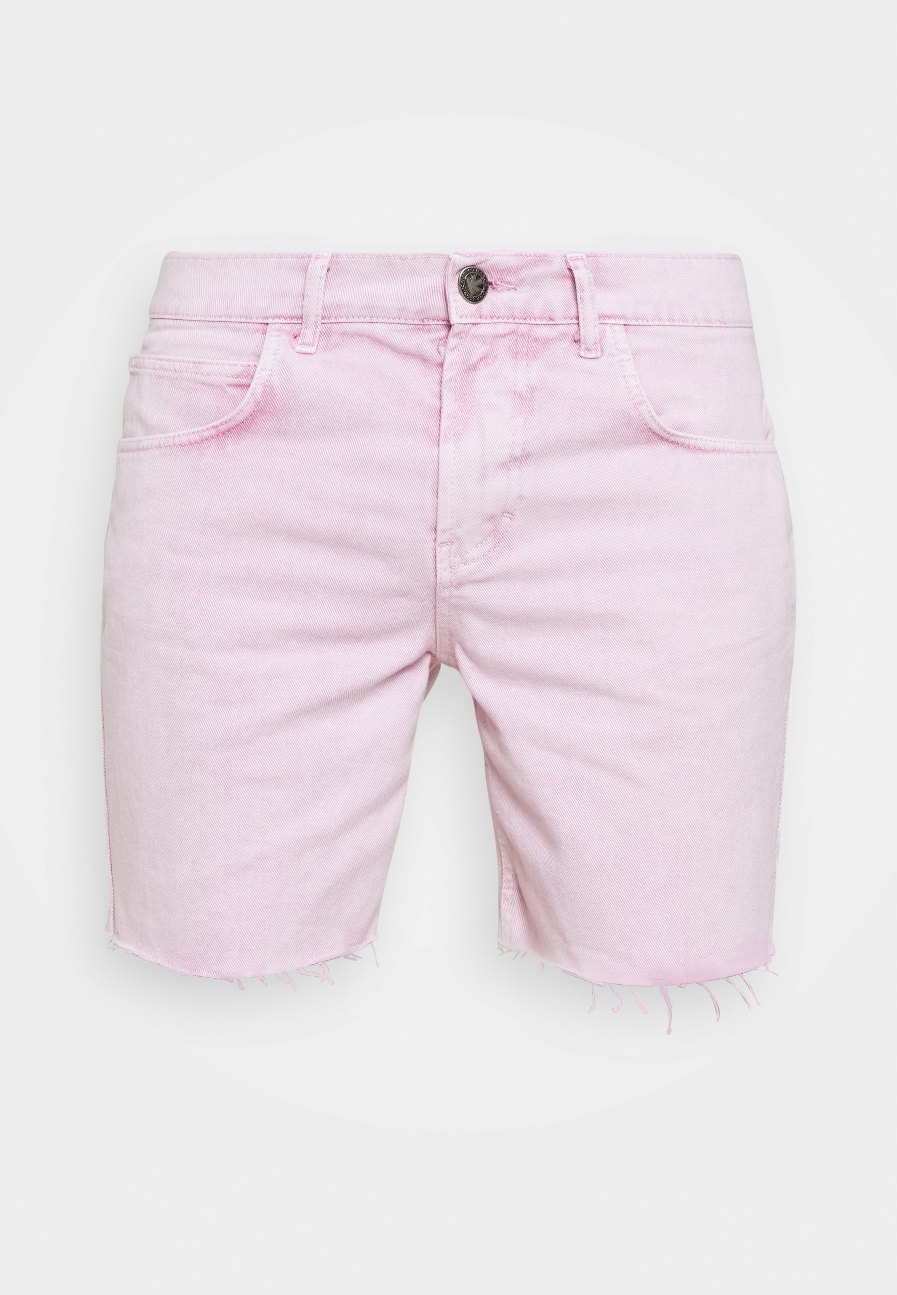 Kaotiko BERMUDA BAGGY - Shorts vaqueros - denim/rosa - Zalando.es