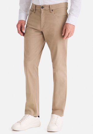 FRISCO STRAIGHT FIT - Stoffhose - greige