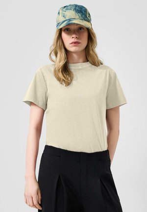 QS, T-SHIRT - T-Shirt basic - helles sand
