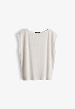 someday., RELAXED PLEATED LOOK - T-shirt basic - natural glaze