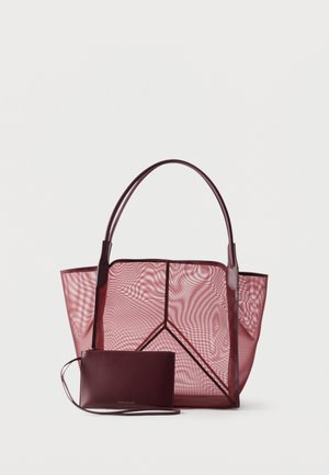 LARGE TOTE - Geantă de pânză - burgundy