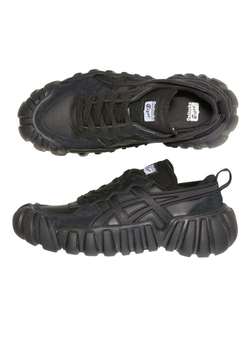 Onitsuka Tiger DENTIGRE LS - Trainers - black black/black - Zalando
