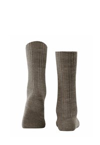 FALKE COSY WOOL BOOT - Calze - porto mel