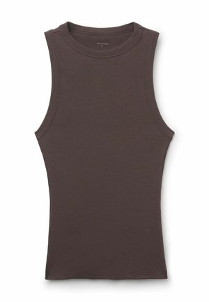 Tezenis, RIBBED RACER BACK - Top - brown